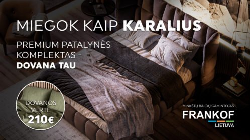 Premium voodipesukomplekti kingituse bänner magamistoa voodi tekstiiliga.